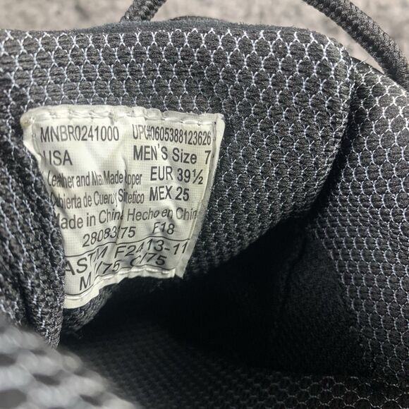 Brahma Work Shoes Adan Steel Toe Slip & Oil Resistant Mens Size 7 Black Suede - Picture 8 of 8